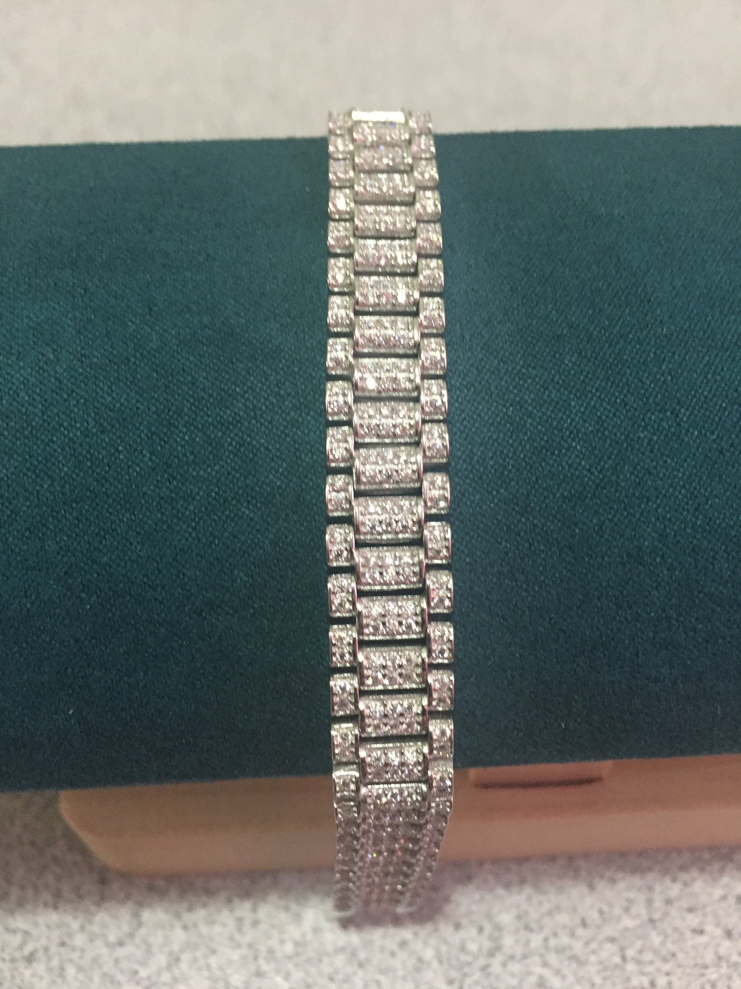 Presidential “Rolex-style” Moissanite Bracelet - 10mm