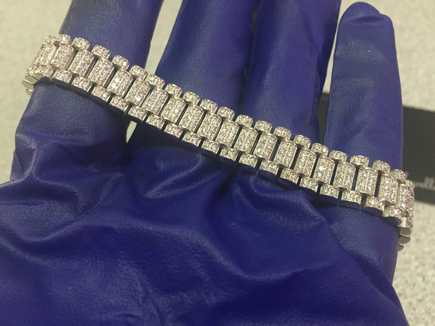 Presidential “Rolex-style” Moissanite Bracelet - 10mm