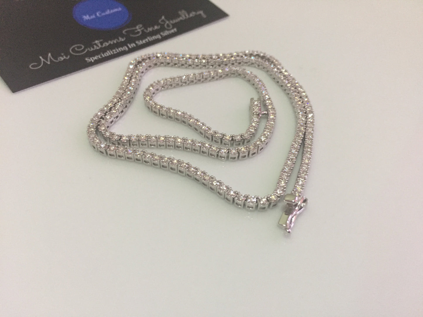 2mm Moissanite Tennis Chain
