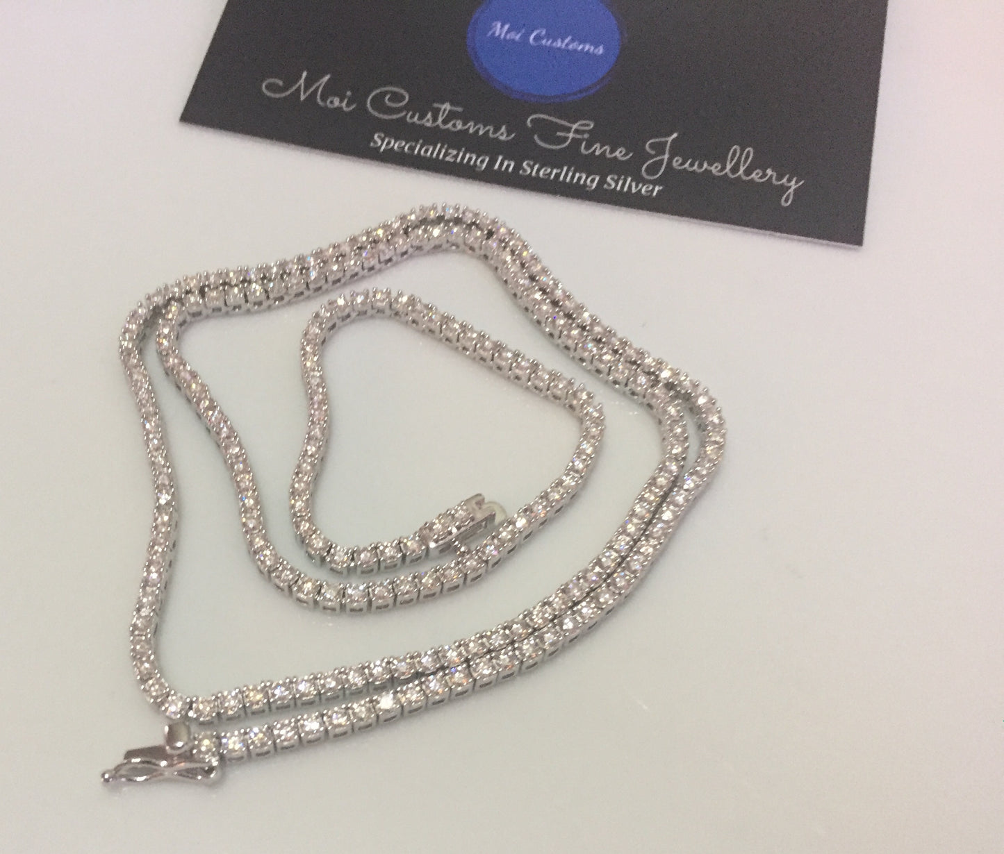2mm Moissanite Tennis Chain