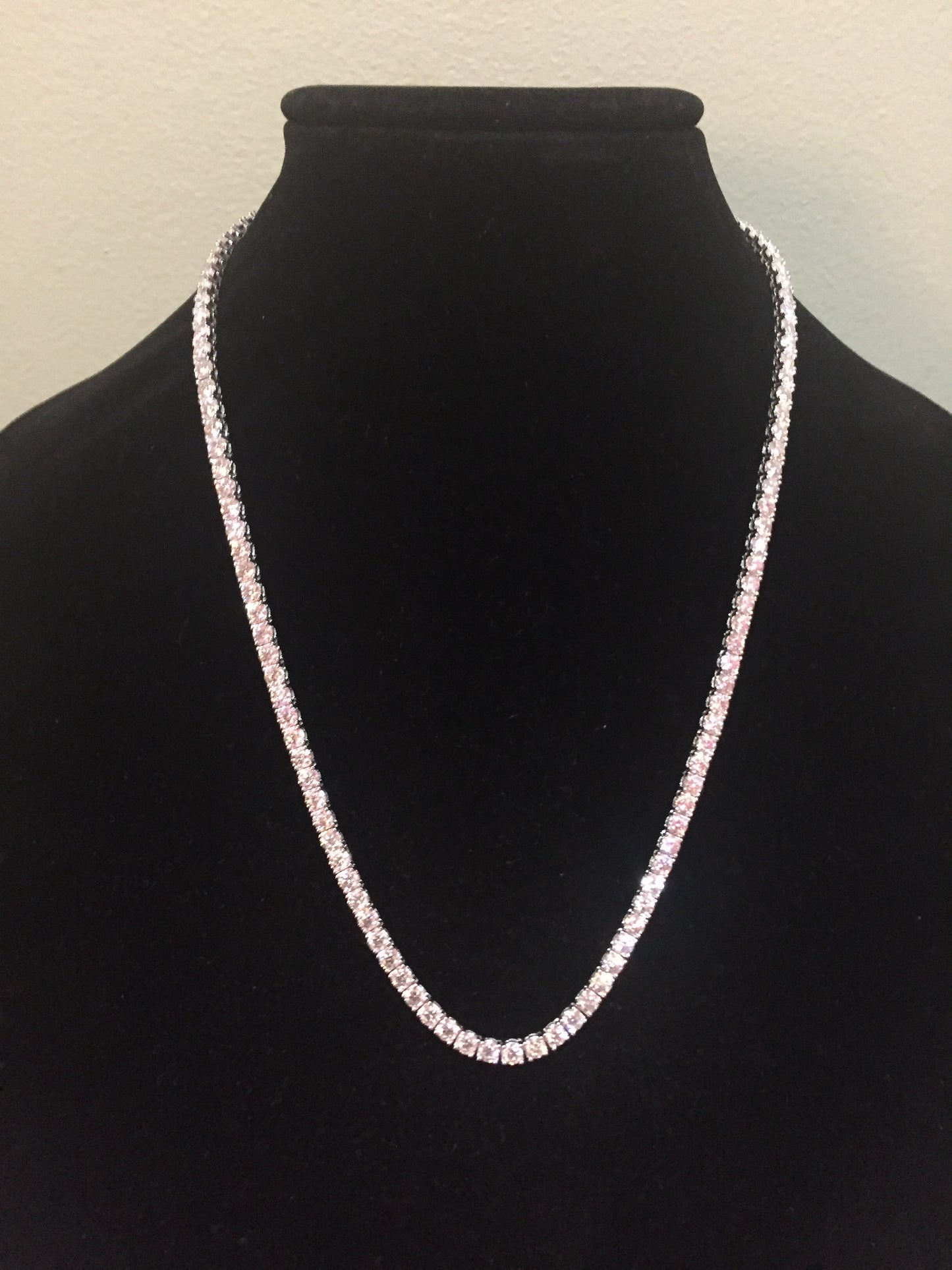 4mm Moissanite Tennis Chain