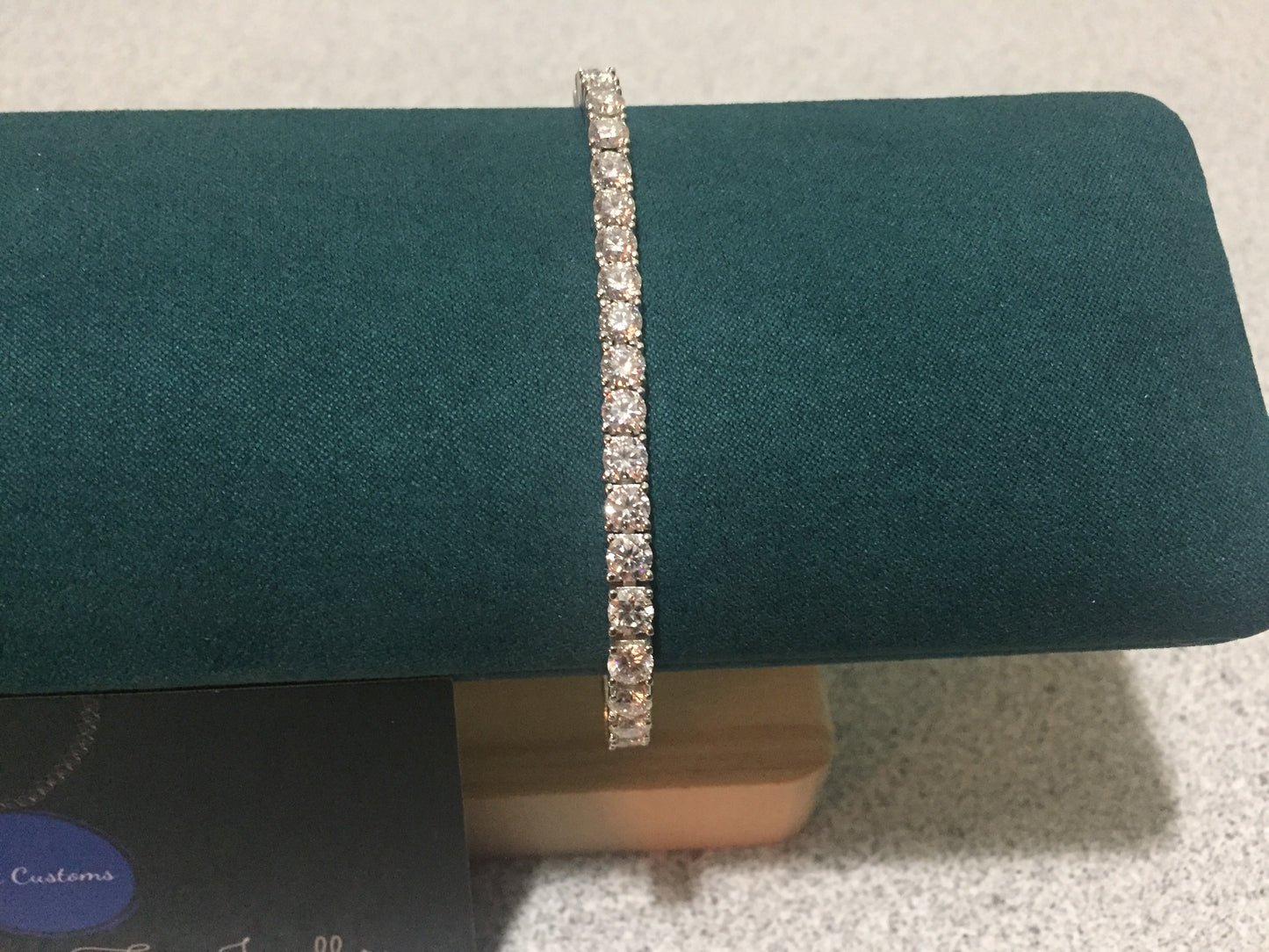 4mm Moissanite Tennis Bracelet