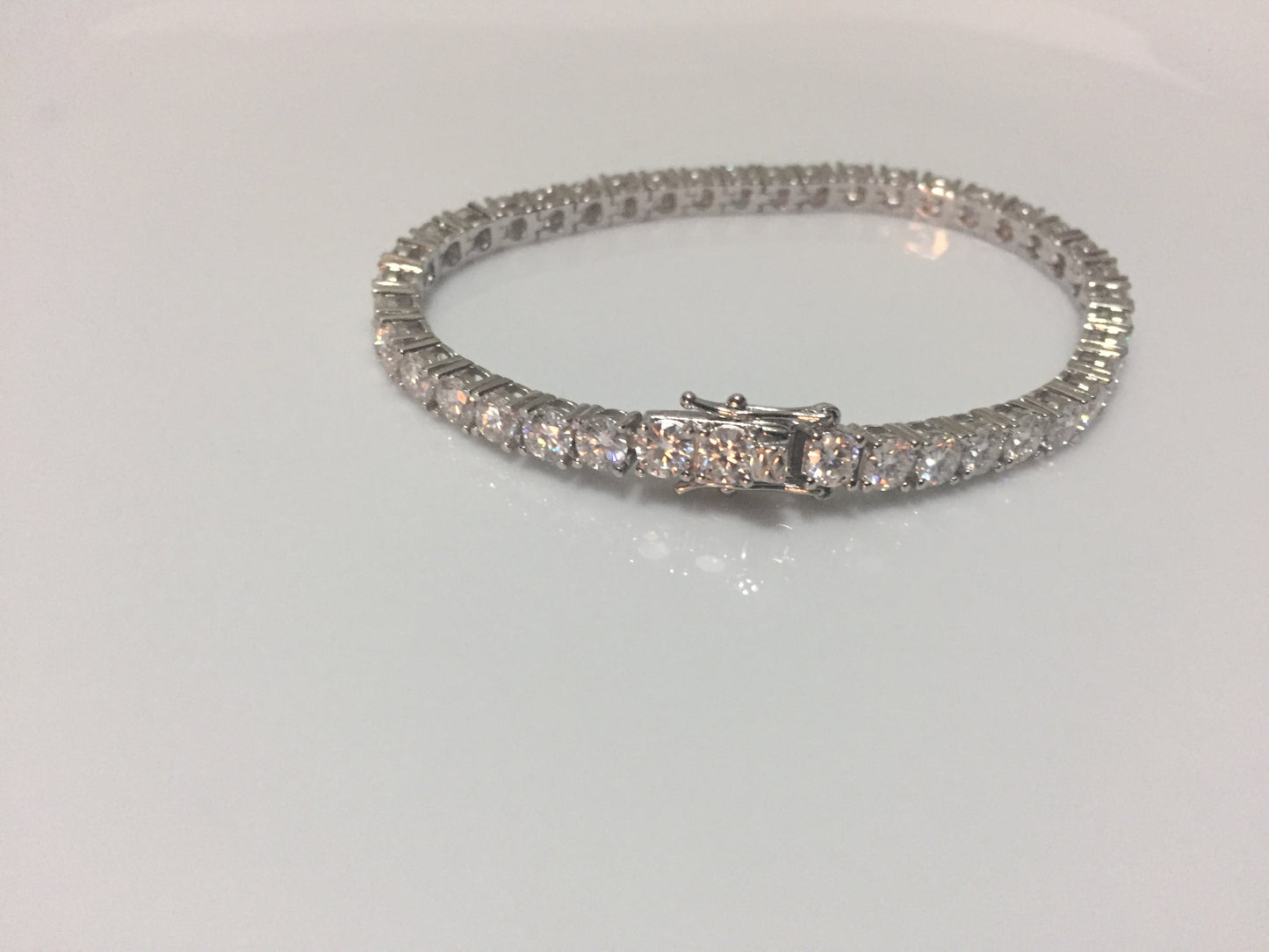 4mm Moissanite Tennis Bracelet