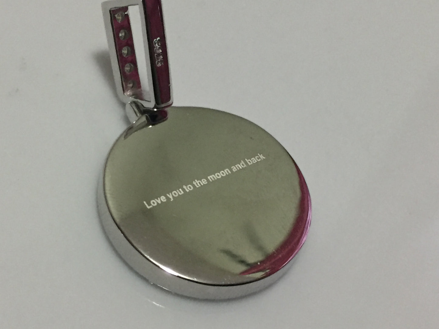 Moissanite Photo Pendant (Small)