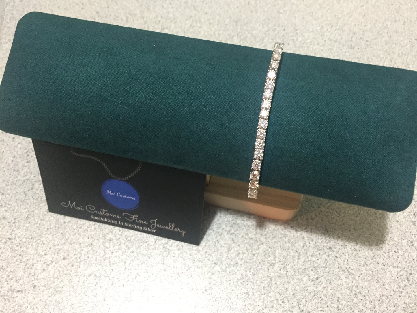 4mm Moissanite Tennis Bracelet