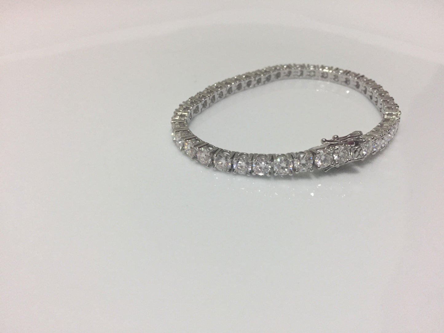4mm Moissanite Tennis Bracelet