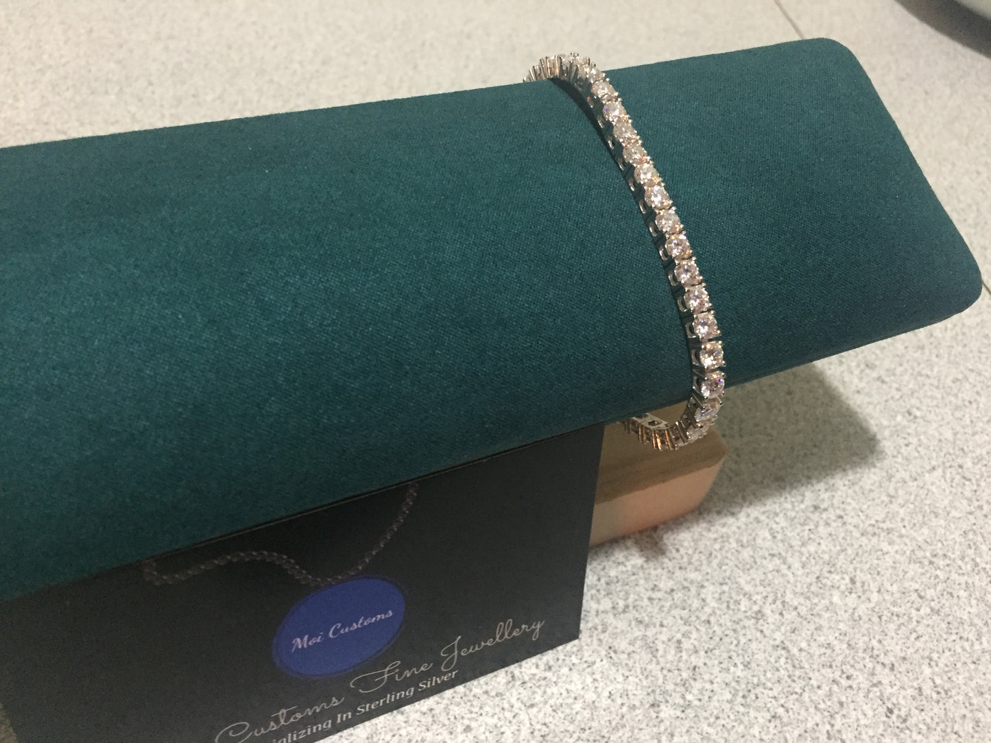 4mm Moissanite Tennis Bracelet