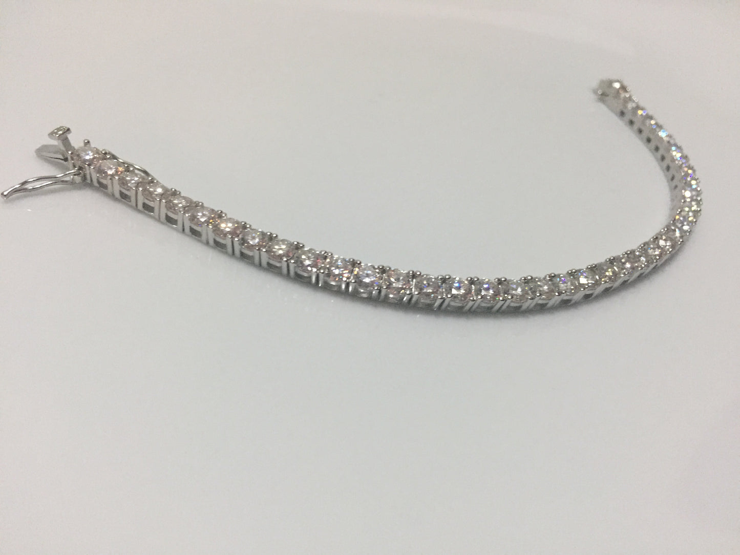 4mm Moissanite Tennis Bracelet