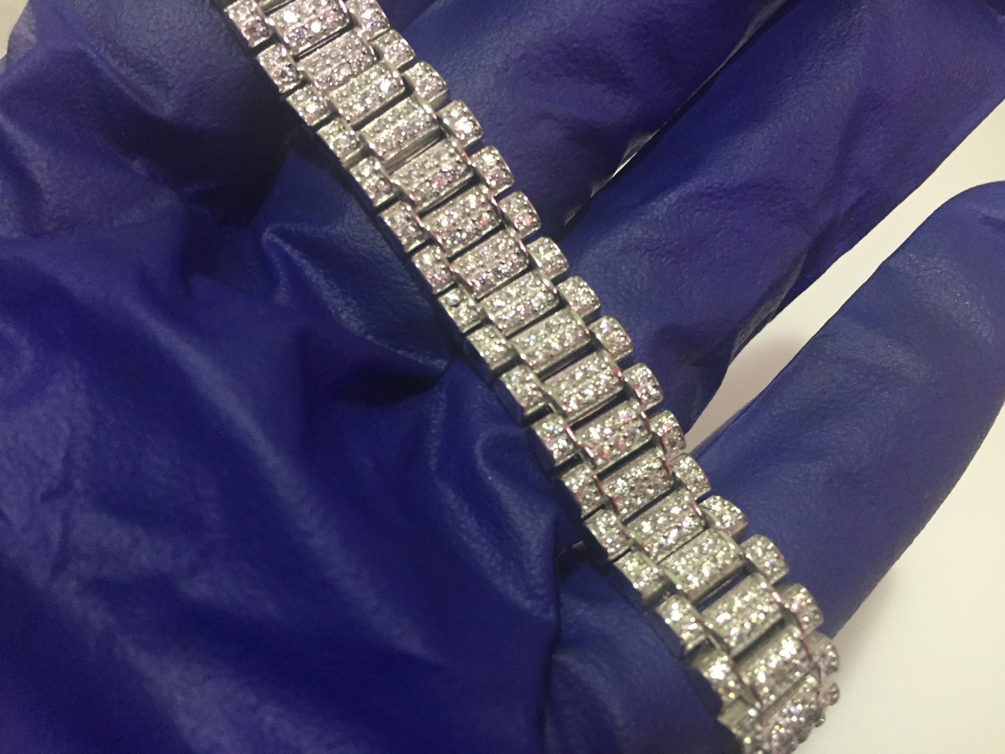 Presidential “Rolex-style” Moissanite Bracelet - 10mm