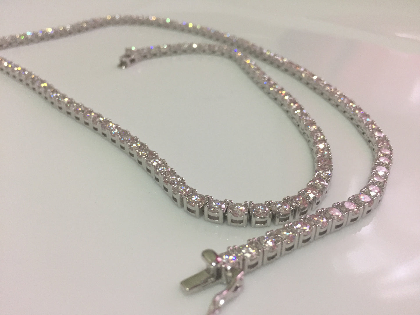 4mm Moissanite Tennis Chain