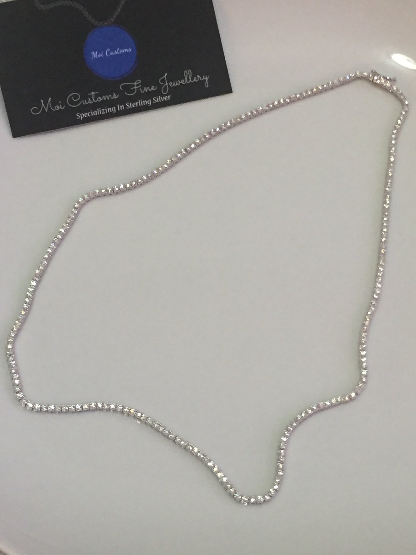 2mm Moissanite Tennis Chain