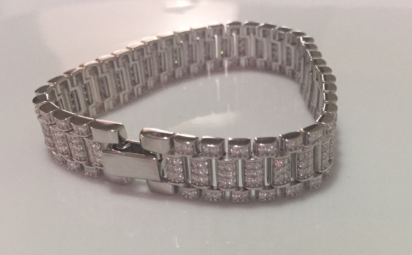 Presidential “Rolex-style” Moissanite Bracelet - 10mm