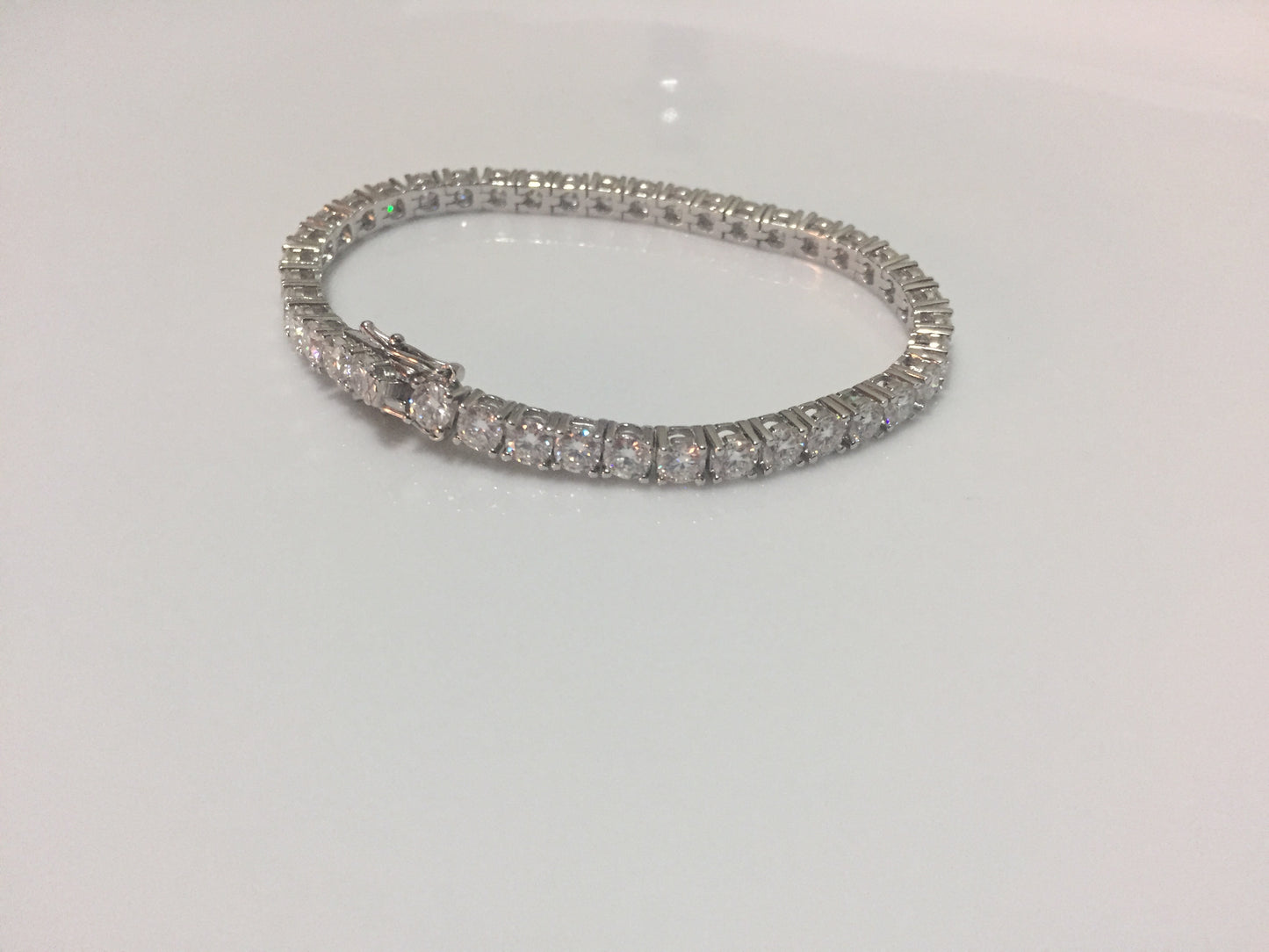 4mm Moissanite Tennis Bracelet
