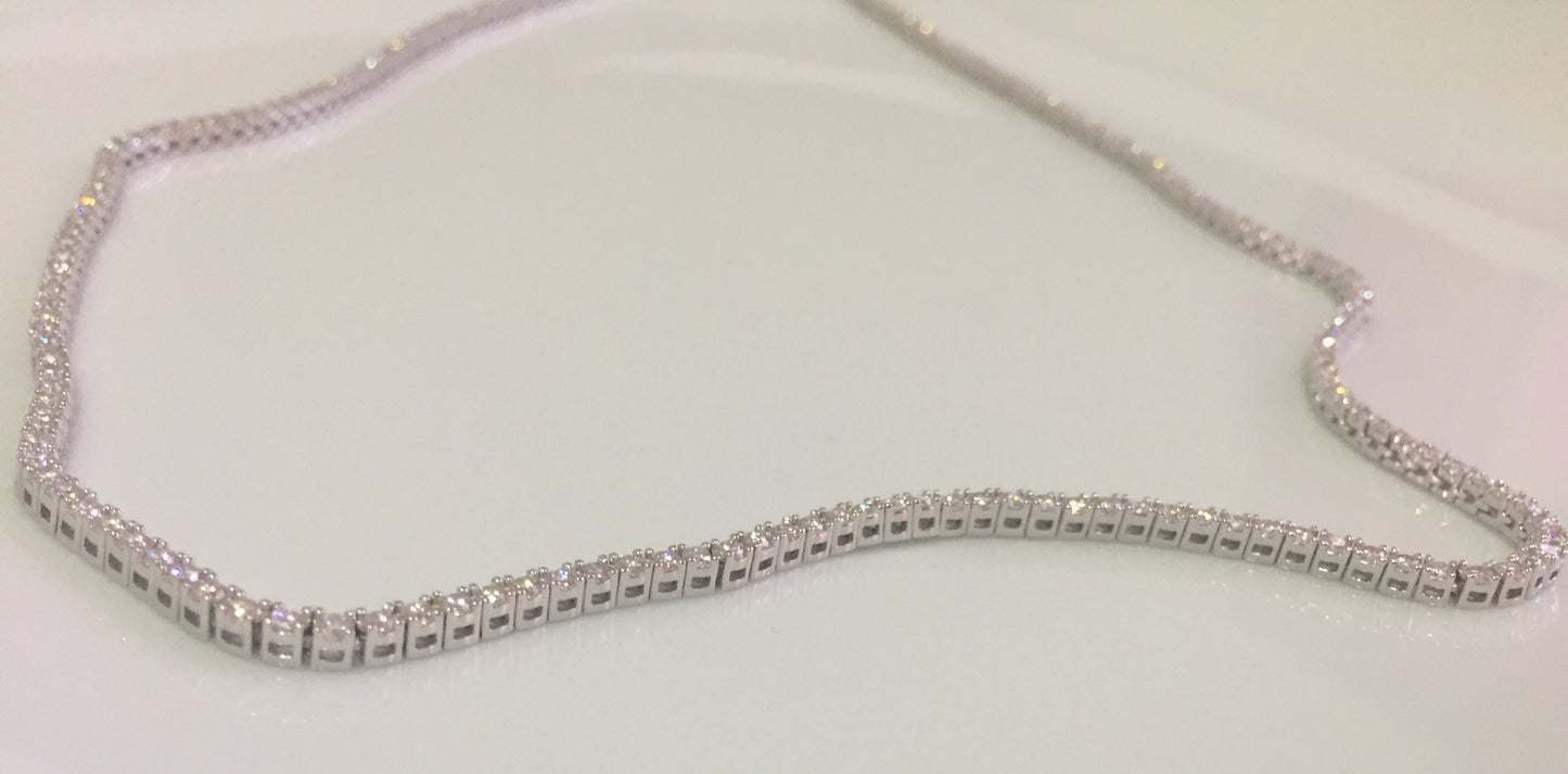 2mm Moissanite Tennis Chain
