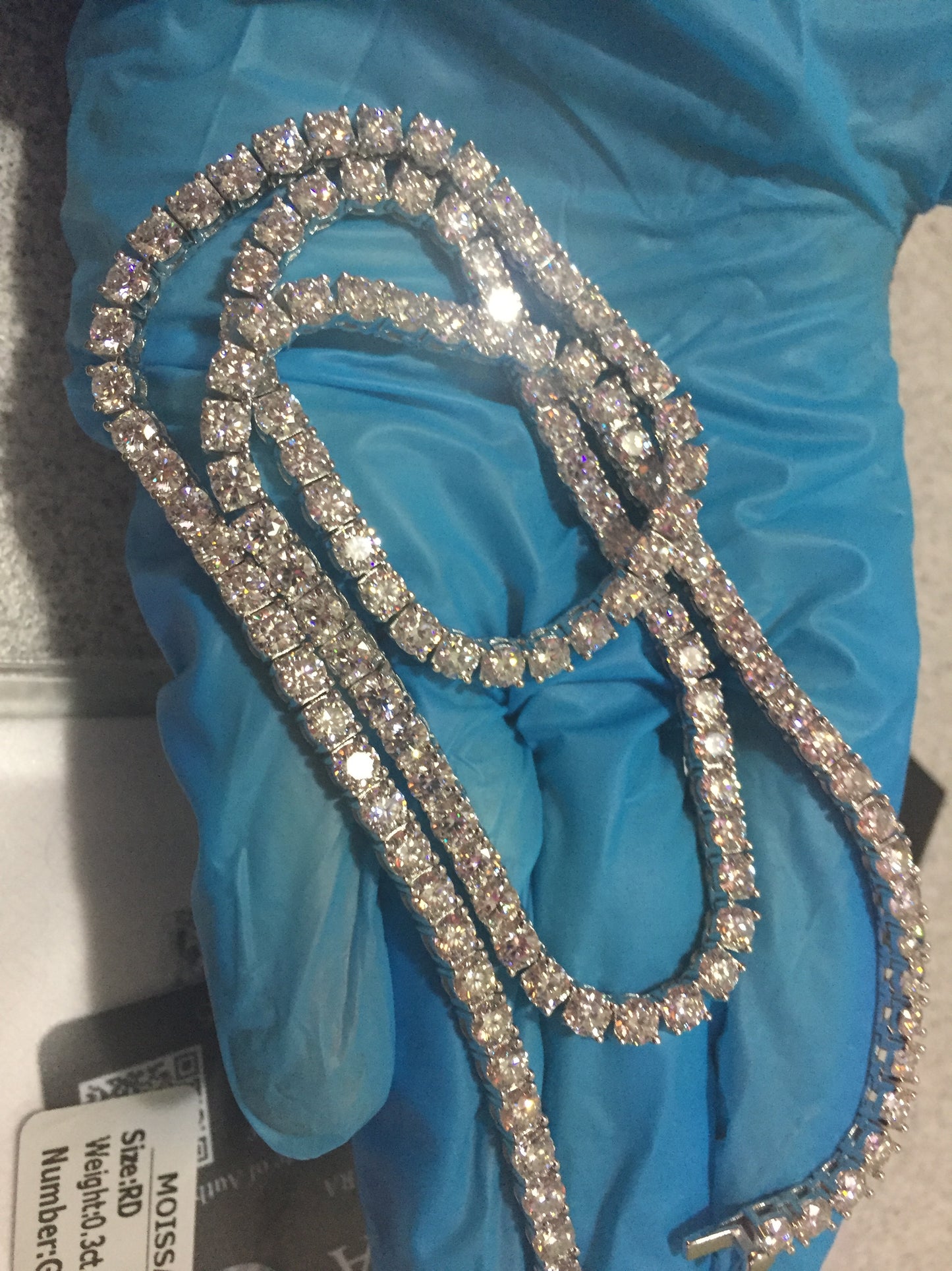 4mm Moissanite Tennis Chain
