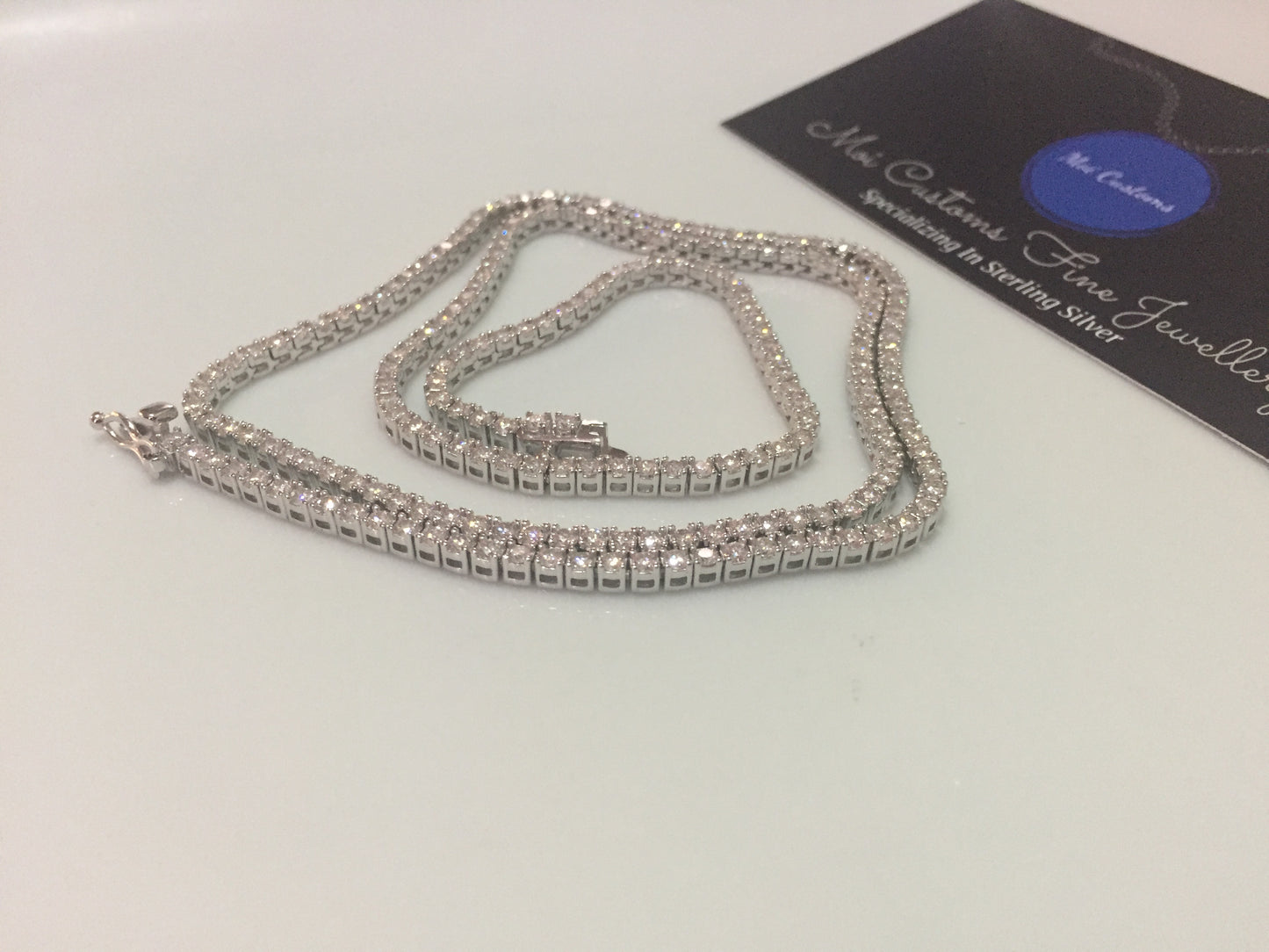 2mm Moissanite Tennis Chain
