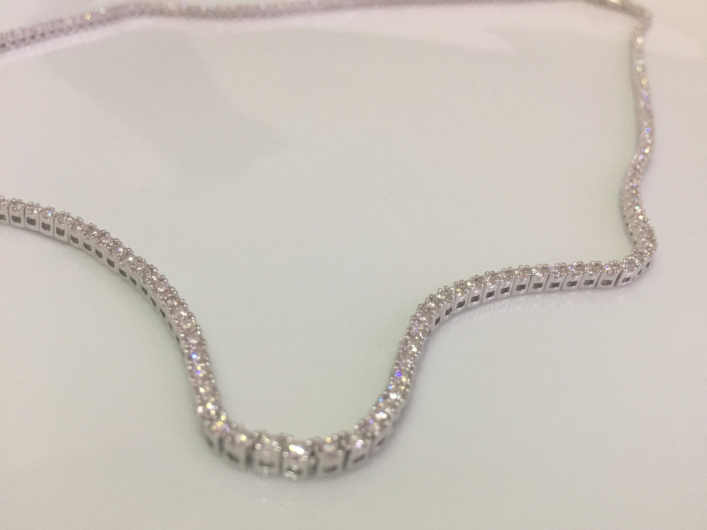 2mm Moissanite Tennis Chain