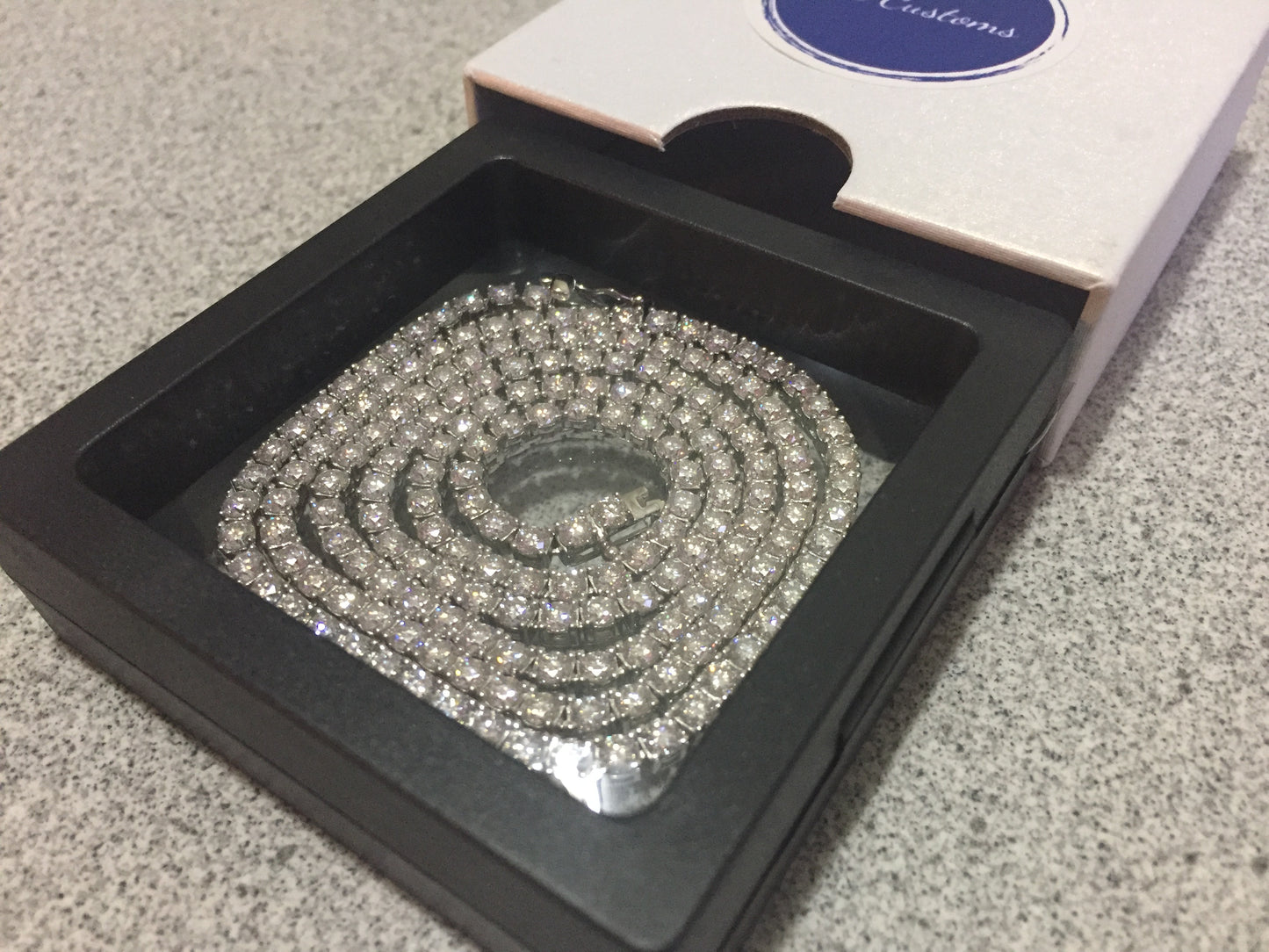 3mm Moissanite Tennis Chain