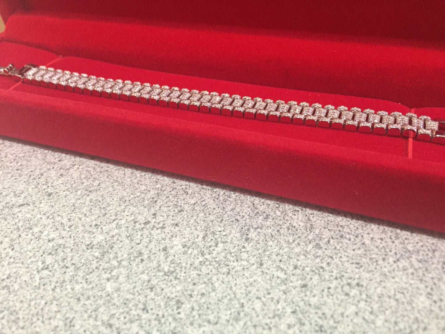 Presidential “Rolex-style” Moissanite Bracelet - 10mm