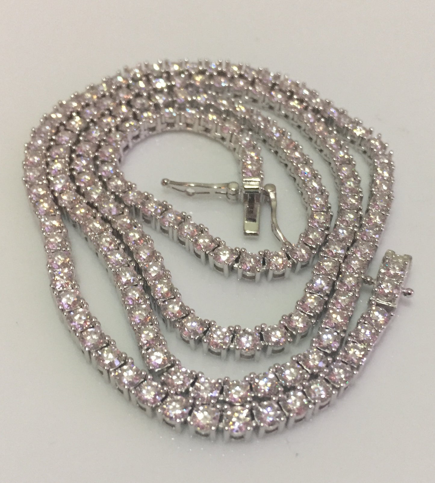 3mm Moissanite Tennis Chain