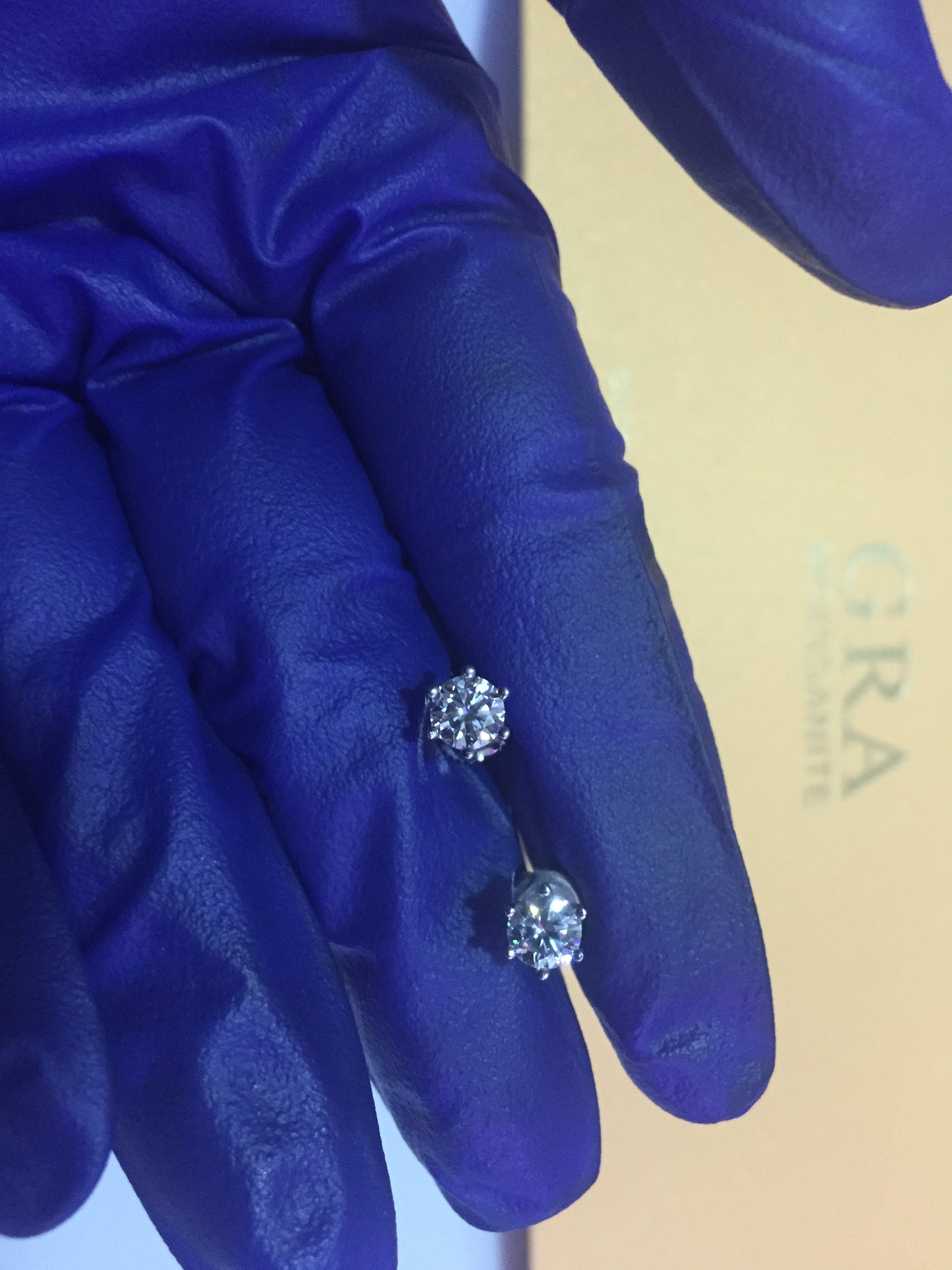 5mm (0.5ct) Moissanite Studs