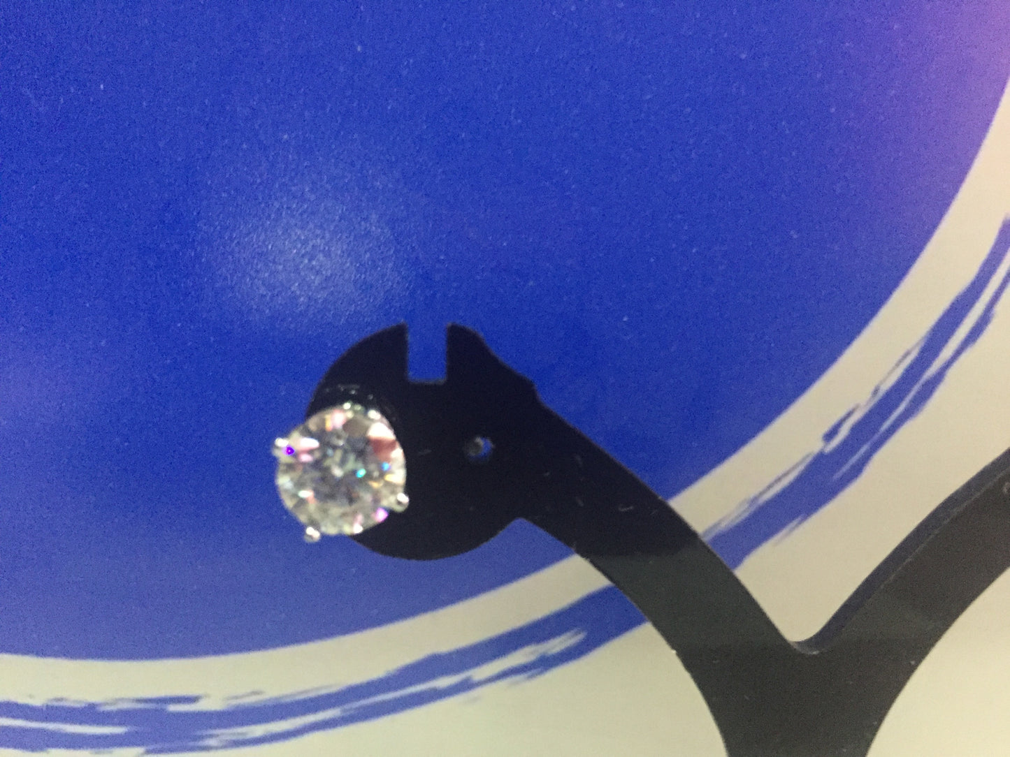 1 Ct. Moissanite Stud Earrings (Screw-back)