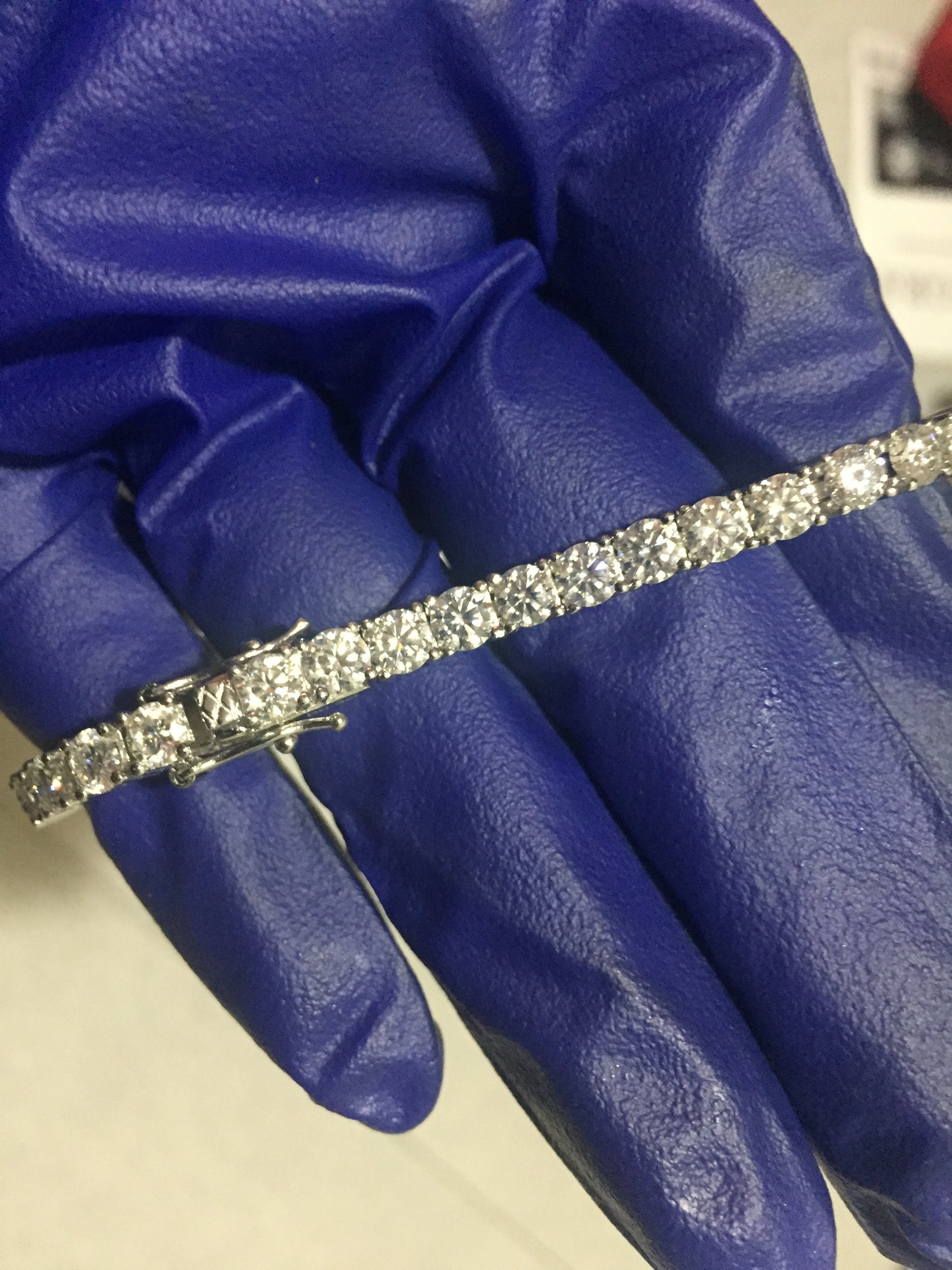 4mm Moissanite Tennis Bracelet