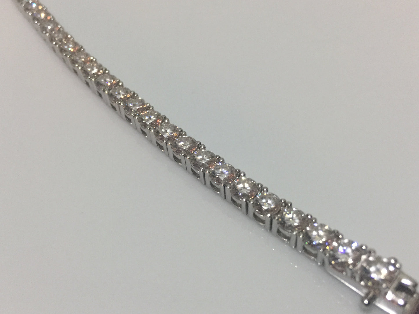 4mm Moissanite Tennis Bracelet