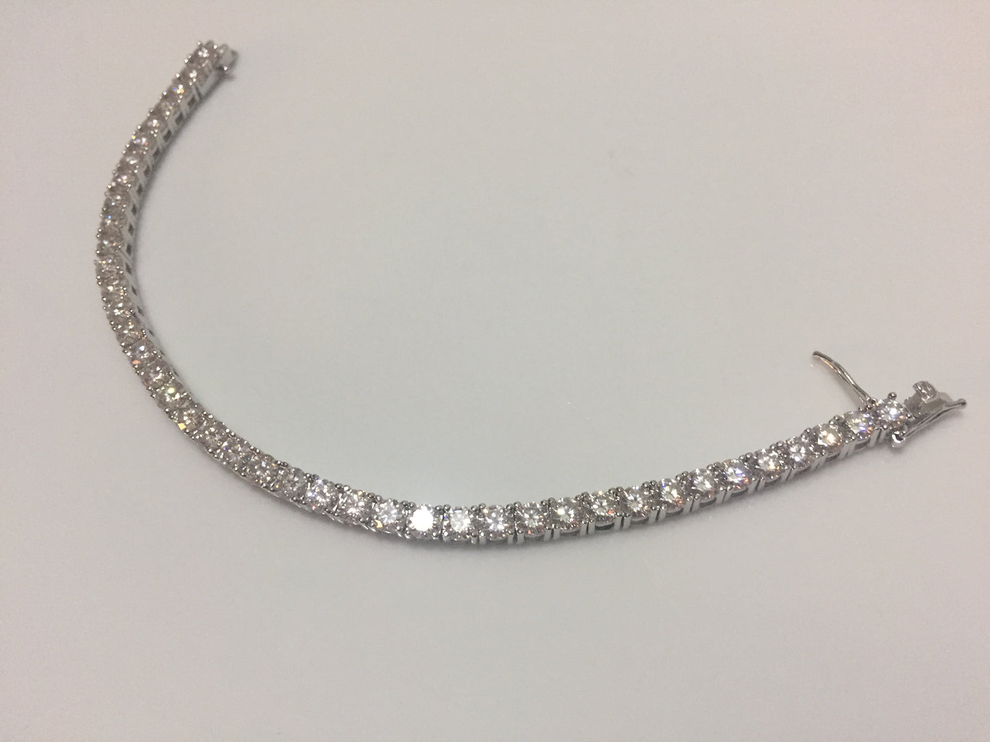 4mm Moissanite Tennis Bracelet