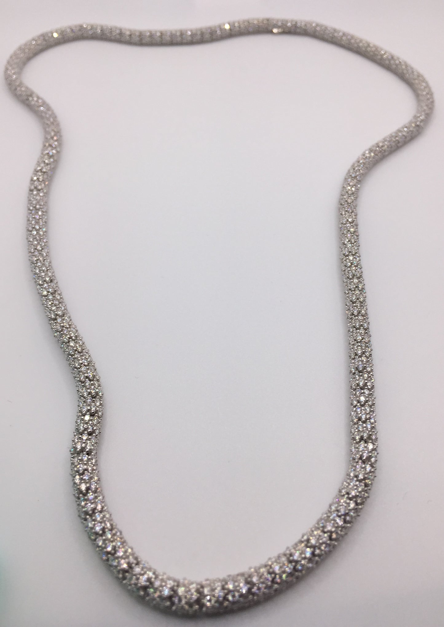 5mm Moissanite “Icy Scales” Chain