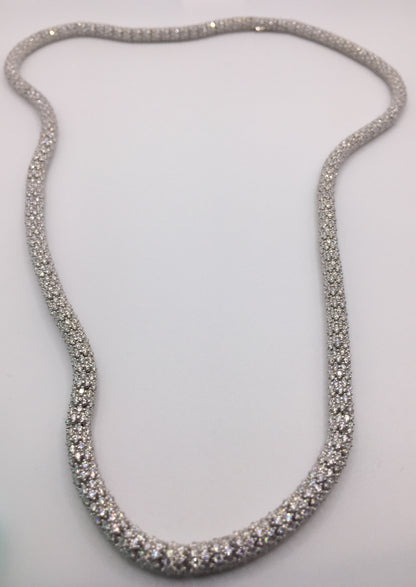 5mm Moissanite “Icy Scales” Chain