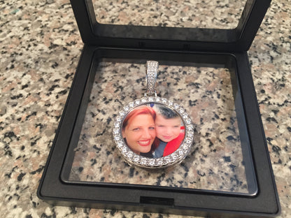 Moissanite Photo Pendant (Small)