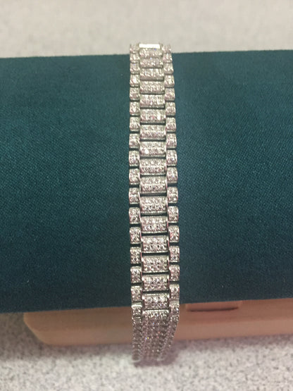 Presidential “Rolex-style” Moissanite Bracelet - 10mm