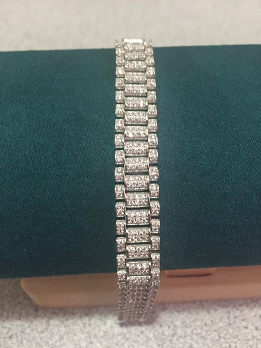 Presidential “Rolex-style” Moissanite Bracelet - 10mm