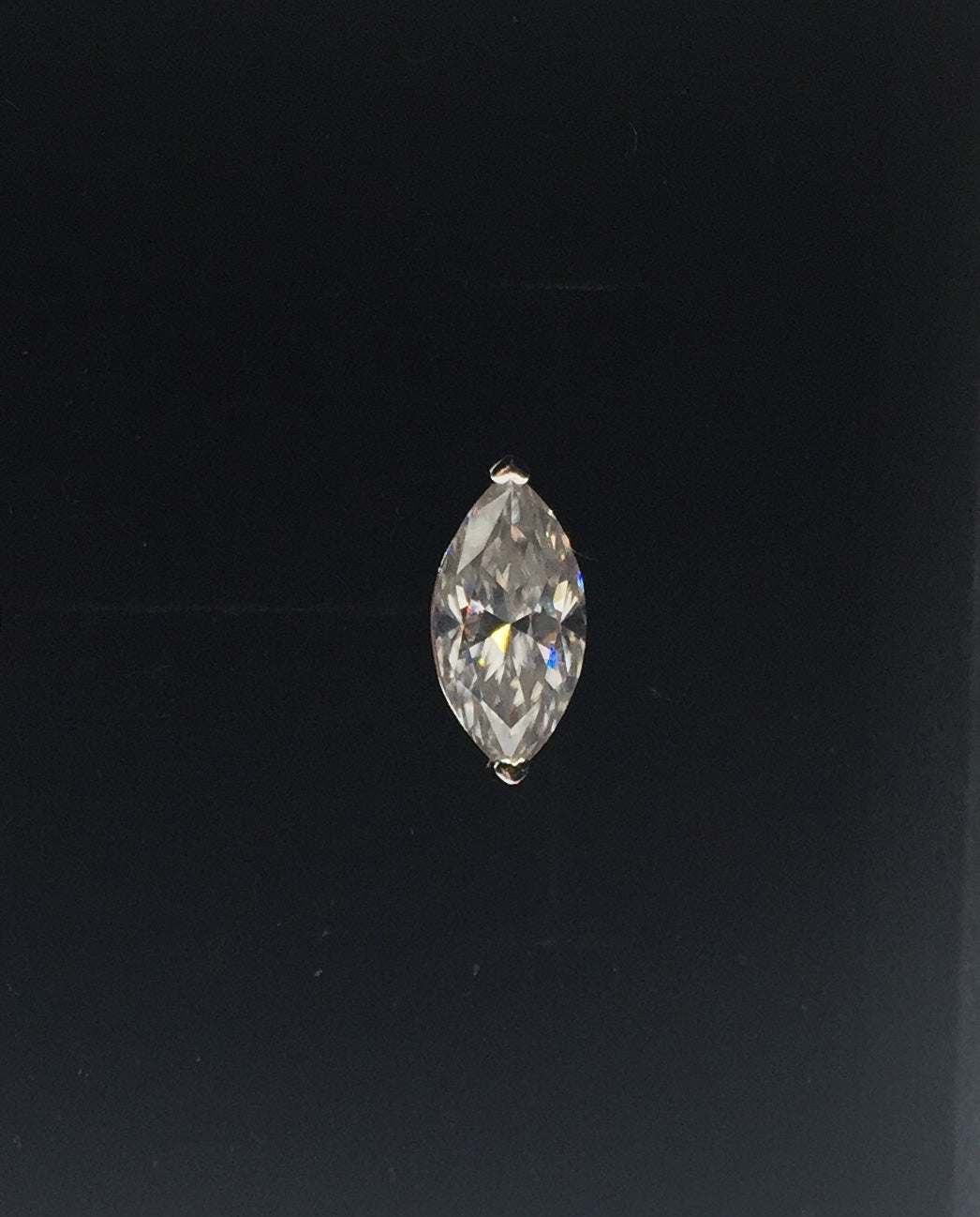 Marquise Cut Moissanite Stud Earrings (1 Carat)