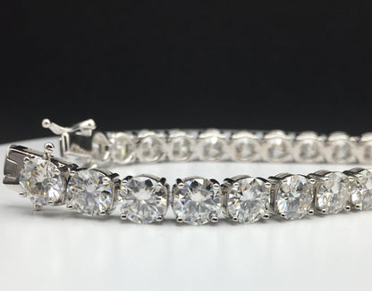 6.5mm Moissanite Tennis Bracelet