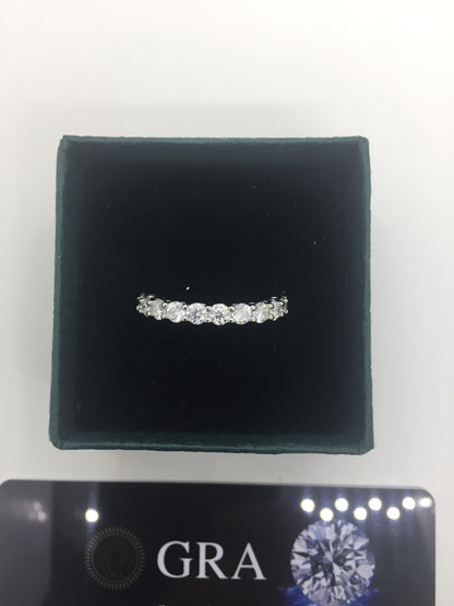 3mm Moissanite Eternity Ring