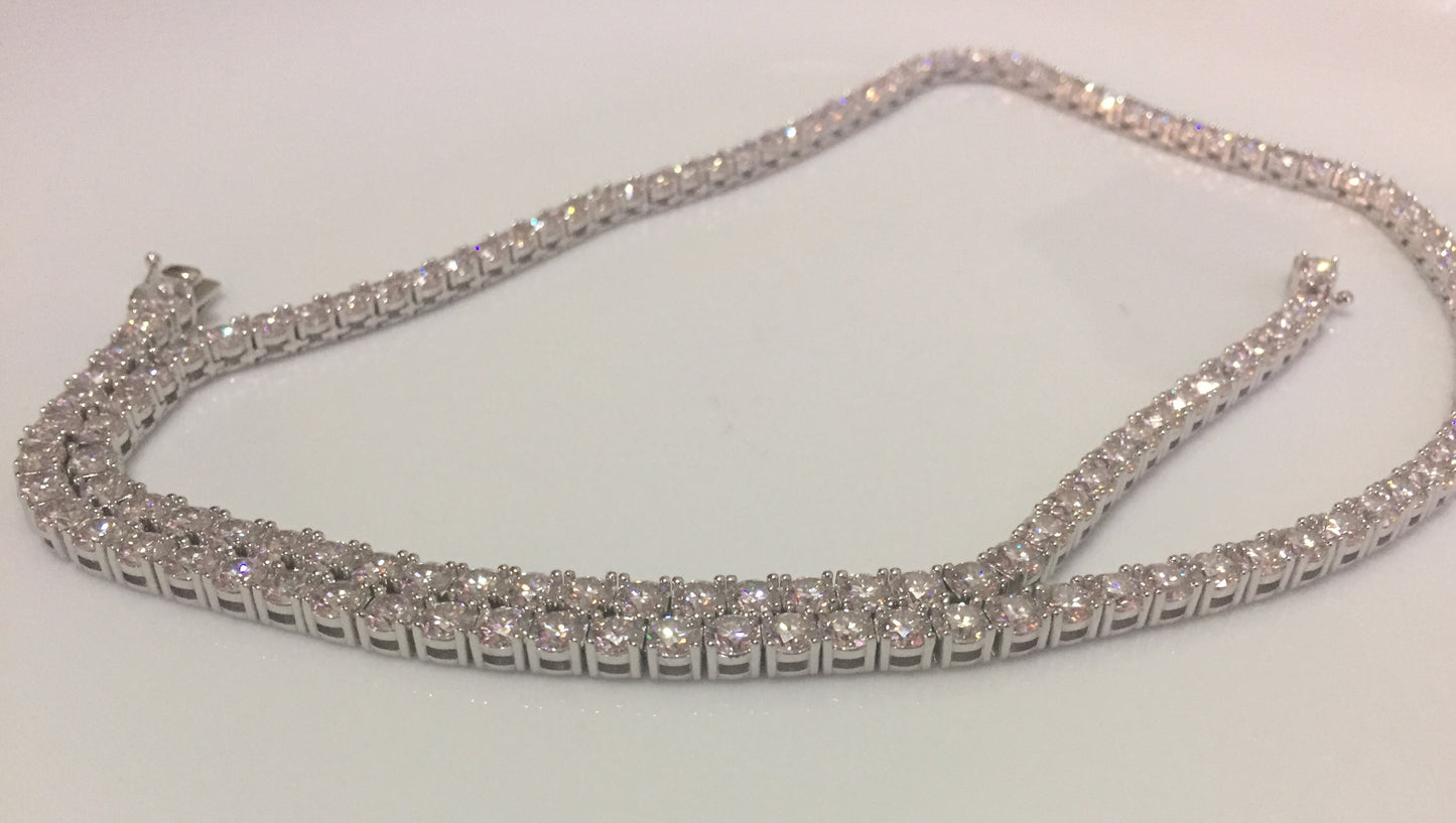 4mm Moissanite Tennis Chain