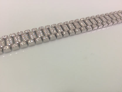 Presidential “Rolex-style” Moissanite Bracelet - 10mm