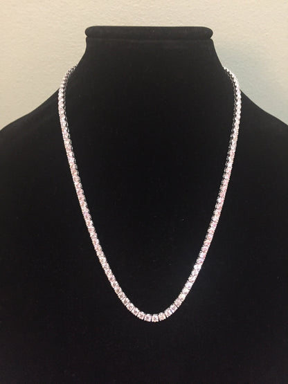 4mm Moissanite Tennis Chain