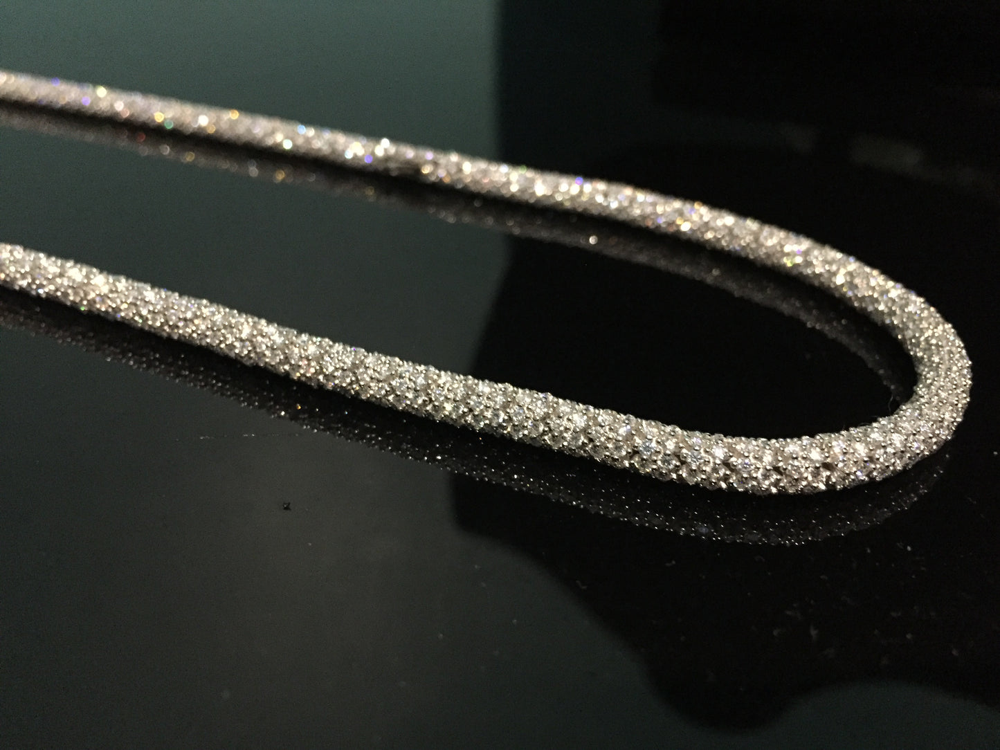 5mm Moissanite “Icy Scales” Chain