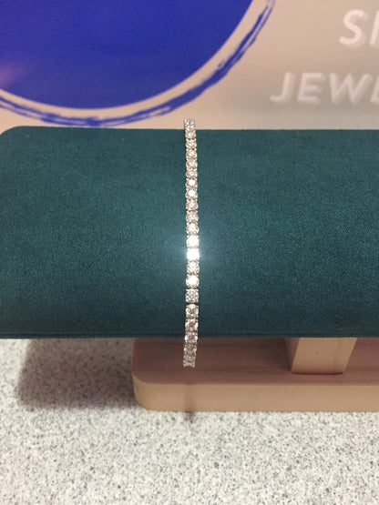 3mm Tennis Bracelet - Moissanite