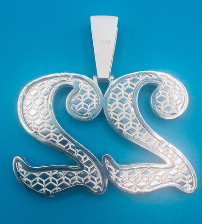 LARGE Custom Moissanite Number Pendant