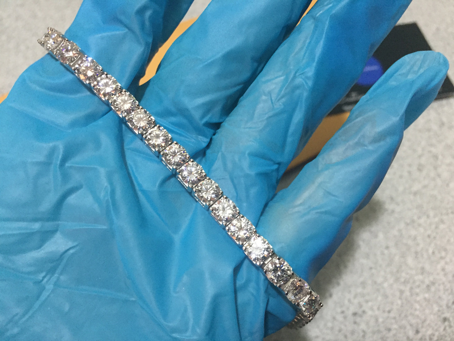 5mm Moissanite Tennis Bracelet *Click-Lock*