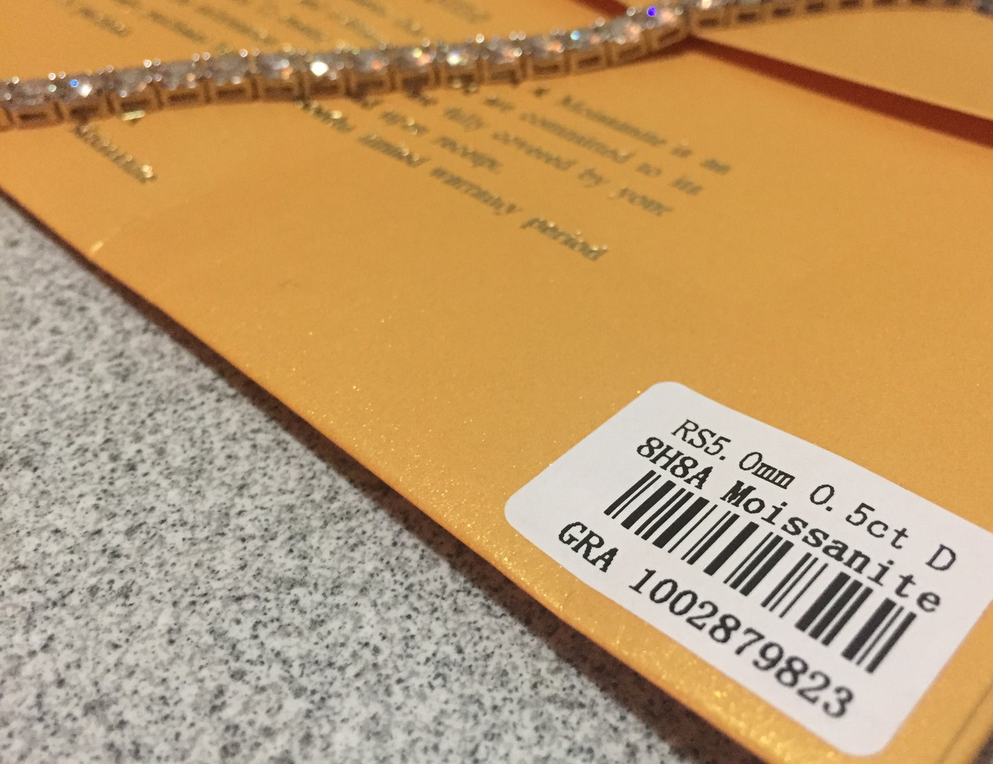 5mm Moissanite Tennis Bracelet *Click-Lock*