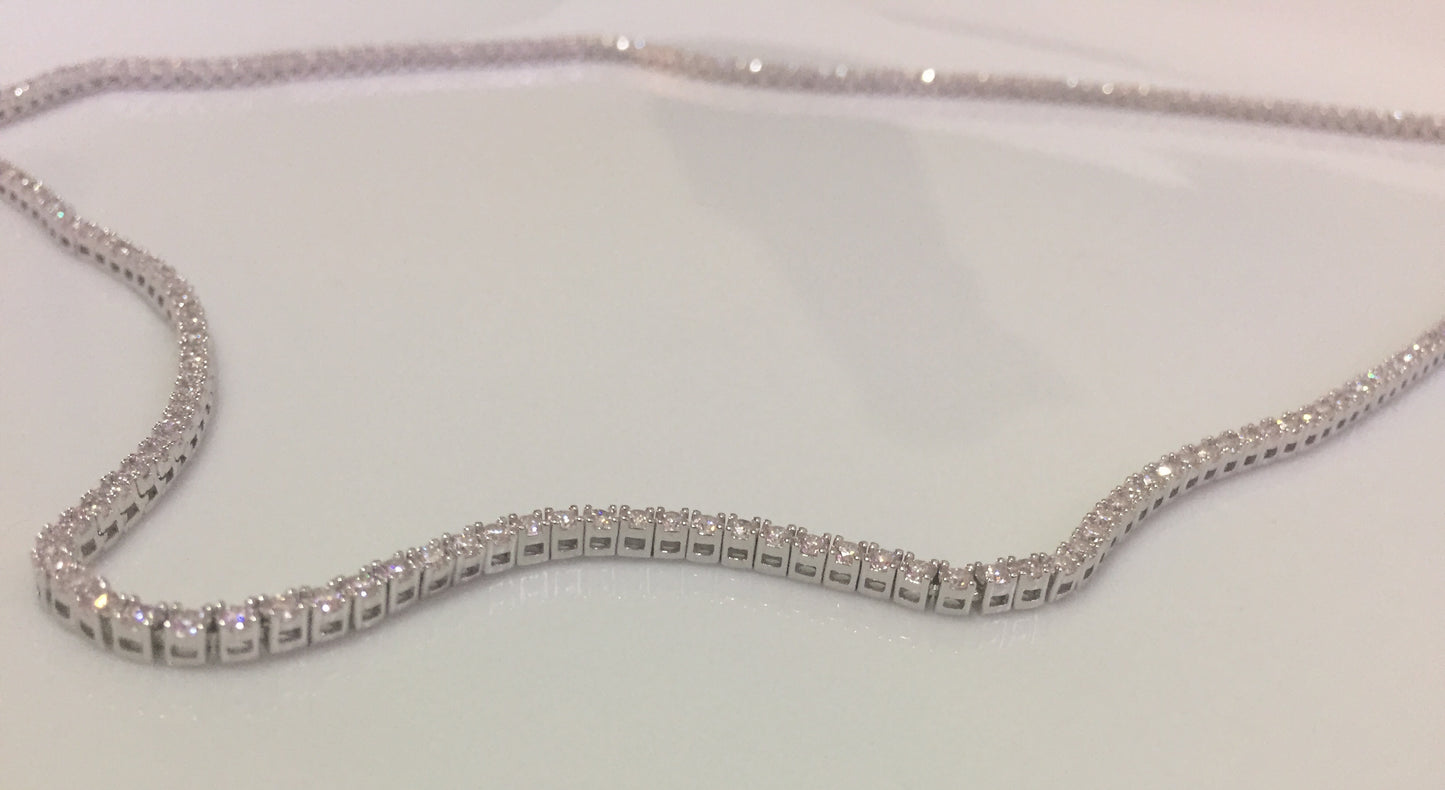 2mm Moissanite Tennis Chain