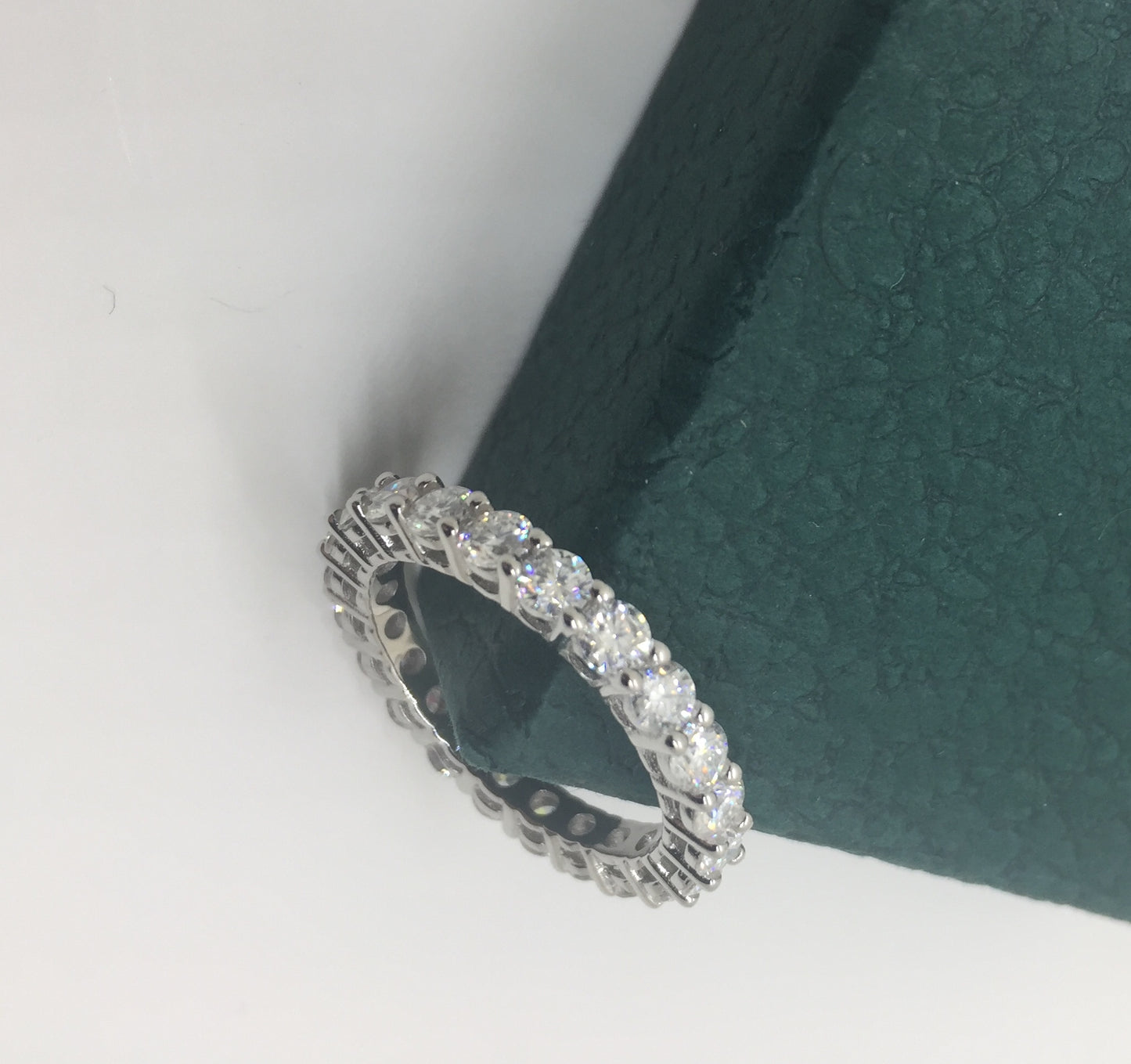 3mm Moissanite Eternity Ring