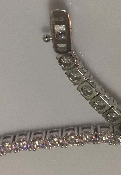 4mm Moissanite Tennis Chain