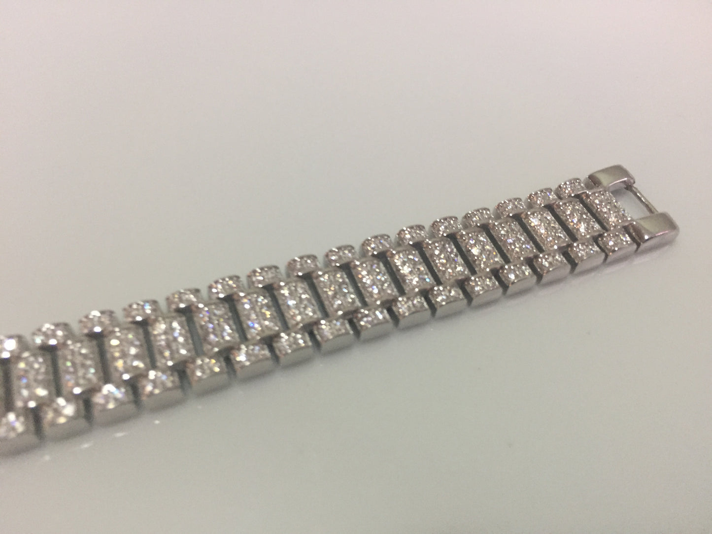 Presidential “Rolex-style” Moissanite Bracelet - 10mm