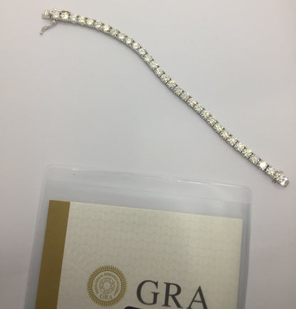 5mm Moissanite Tennis Bracelet